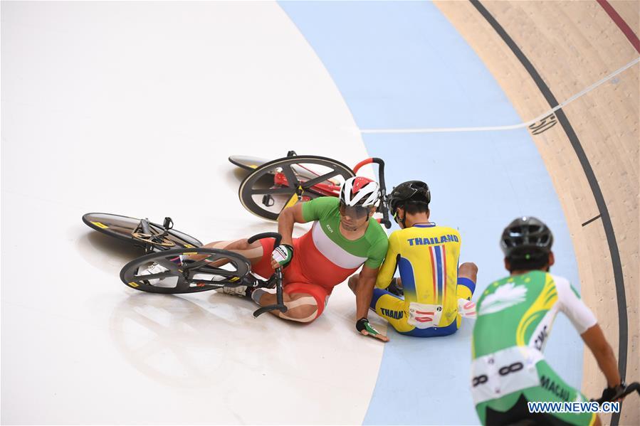 (SP)INDONESIA-JAKARTA-ASIAN GAMES-TRACK CYCLING-MEN'S MADISON