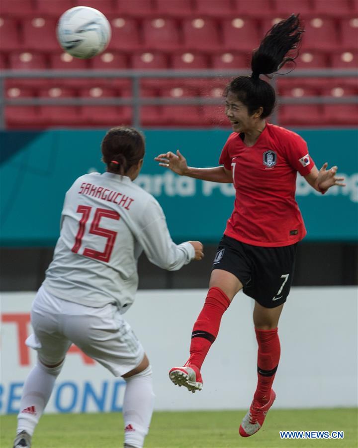 (SP)INDONESIA-PALEMBANG-ASIAN GAMES-WOMEN'S FOOTBALL