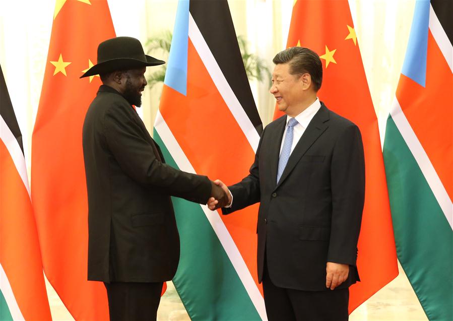 CHINA-BEIJING-XI JINPING-SOUTH SUDAN-PRESIDENT-MEETING (CN)