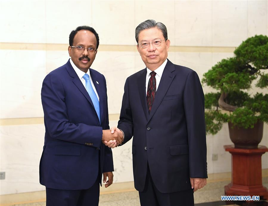 CHINA-BEIJING-ZHAO LEJI-SOMALIA-PRESIDENT-MEETING (CN)