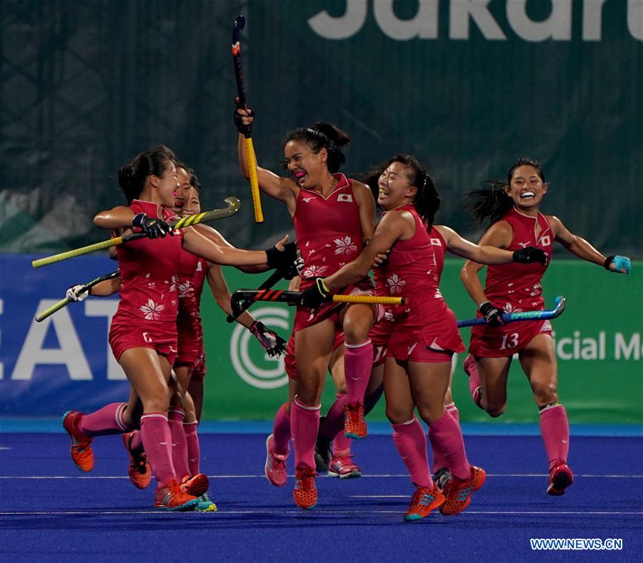 (SP)INDONESIA-JAKARTA-ASIAN GAMES-HOCKEY-WOMEN'S FINAL