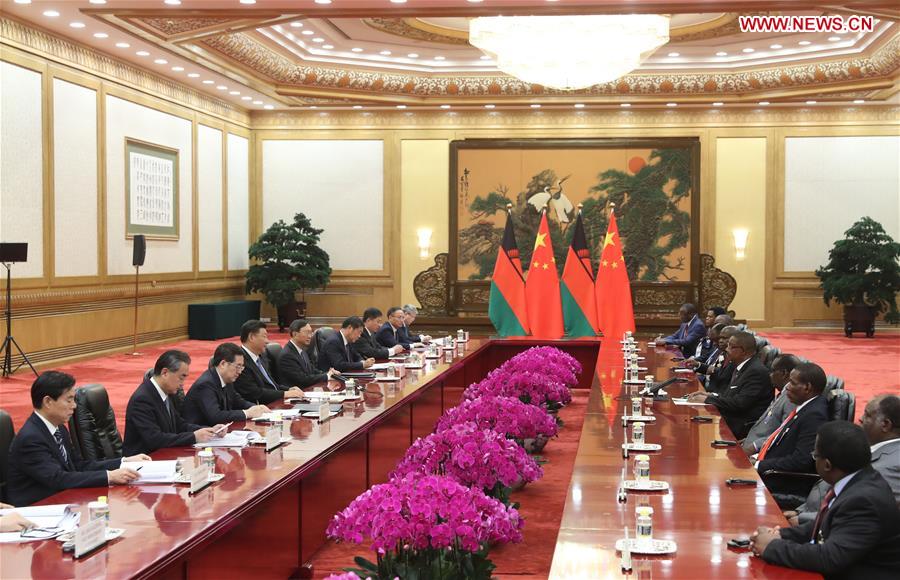 CHINA-BEIJING-XI JINPING-MALAWI-PRESIDENT-MEETING (CN)