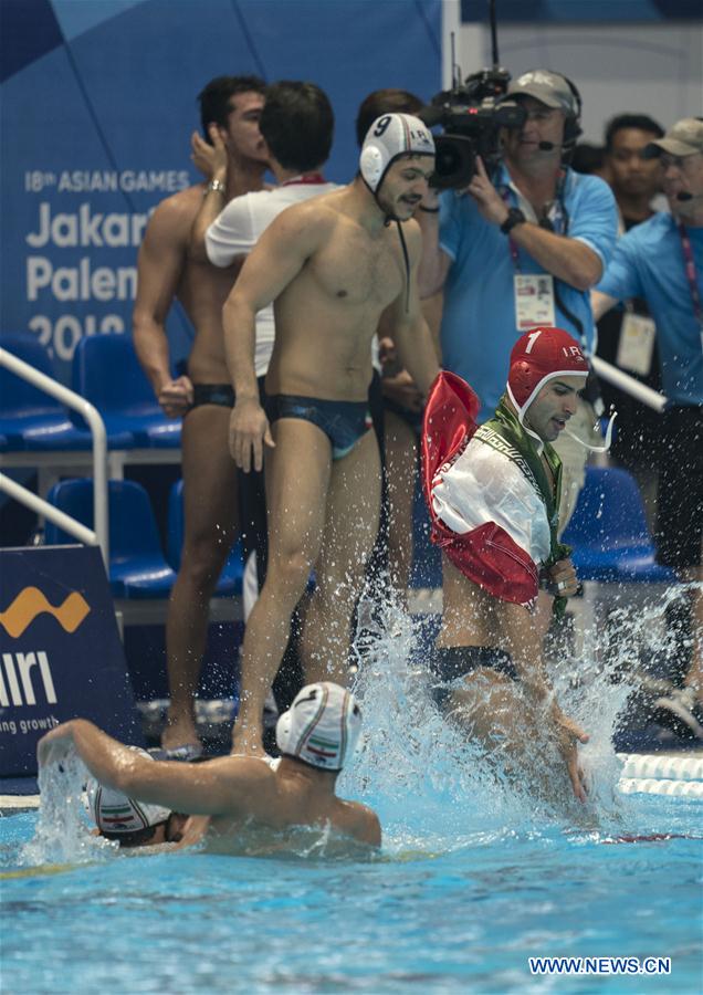(SP)INDONESIA-JAKARTA-ASIAN GAMES-WATER POLO-MEN'S