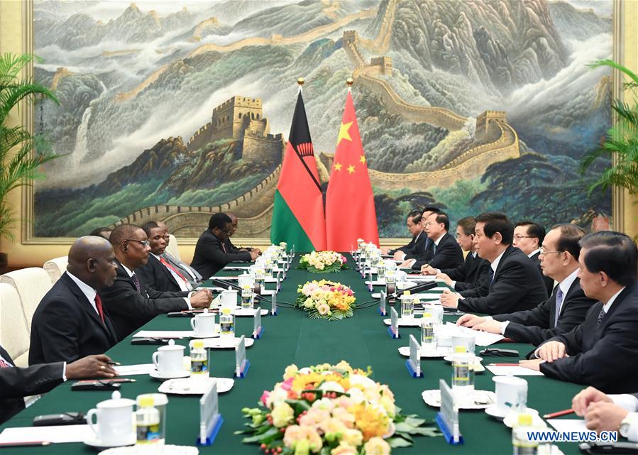 CHINA-BEIJING-LI ZHANSHU-MALAWIAN PRESIDENT-MEETING (CN)