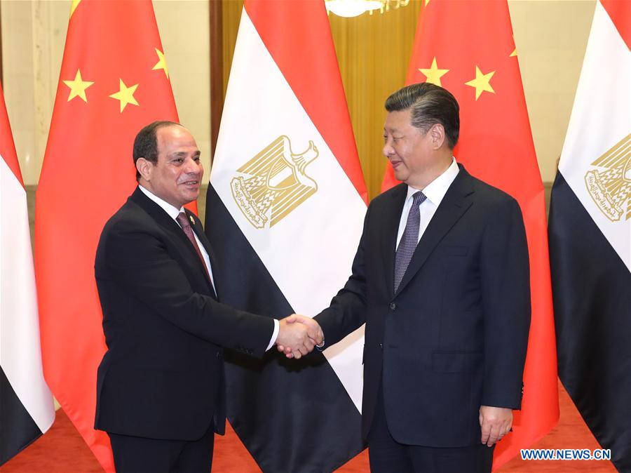 CHINA-BEIJING-XI JINPING-EGYPTIAN PRESIDENT-TALKS (CN)