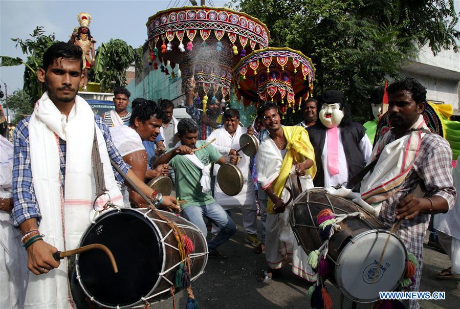 INDIA-CONTROLLED KASHMIR-JAMMU-EVE OF JANMASHTAMI FESTIVAL