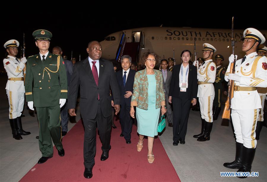 CHINA-BEIJING-SOUTH AFRICAN PRESIDENT-ARRIVAL (CN)