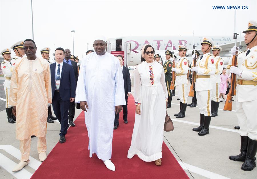 CHINA-BEIJING-GAMBIA-PRESIDENT-ARRIVAL (CN)