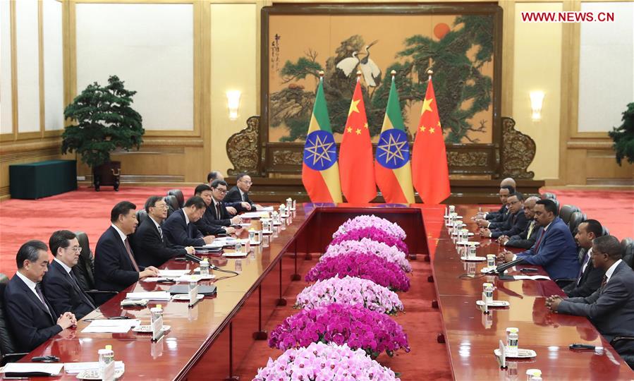 CHINA-BEIJING-XI JINPING-ETHIOPIAN PM-MEETING (CN)