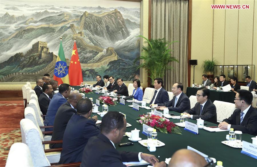 CHINA-BEIJING-LI ZHANSHU-ETHIOPIAN PM-MEETING (CN)
