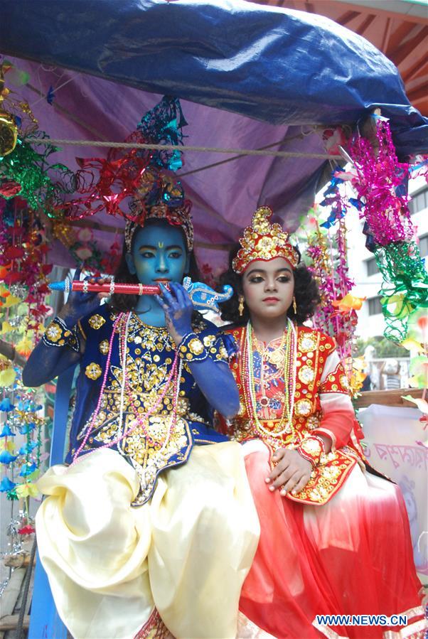 BANGLADESH-DHAKA-HINDU-JANMASHTAMI-FESTIVAL-CELEBRATION
