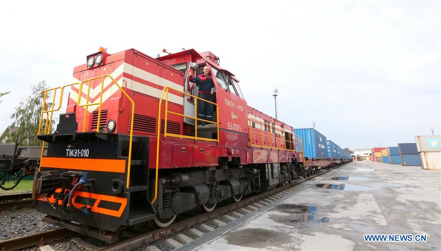 BELARUS-MINSK-CONTAINER TRAIN-CHINA