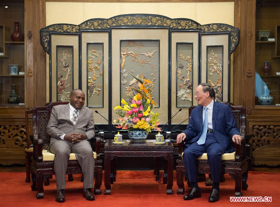 CHINA-BEIJING-WANG QISHAN-BURUNDIAN SECOND VICE-PRESIDENT-MEETING (CN)