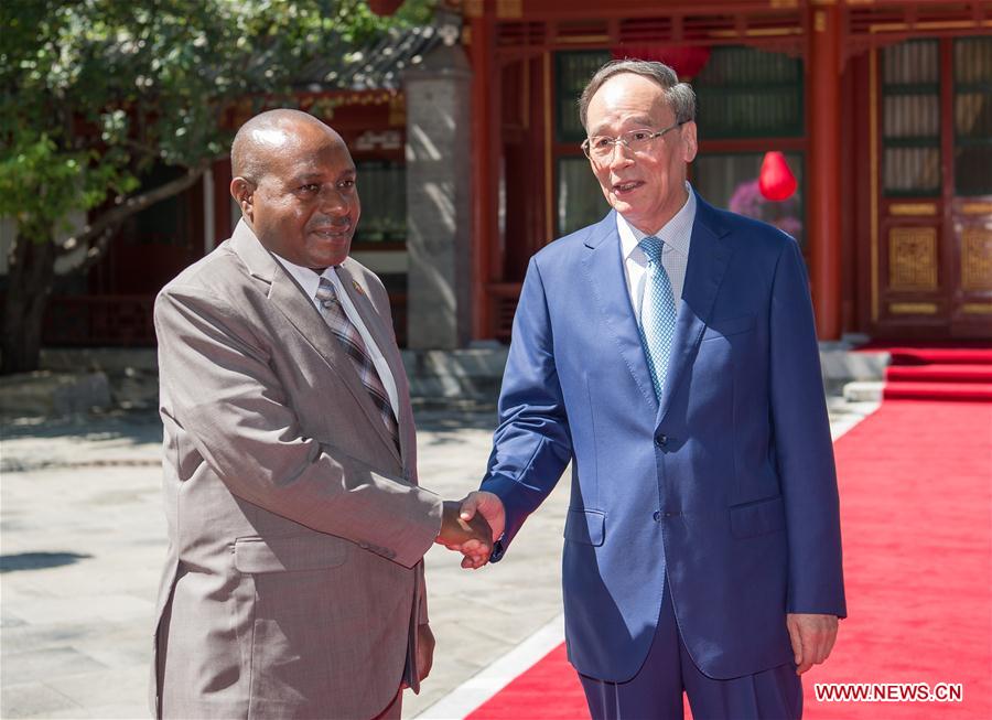 CHINA-BEIJING-WANG QISHAN-BURUNDIAN SECOND VICE-PRESIDENT-MEETING (CN)