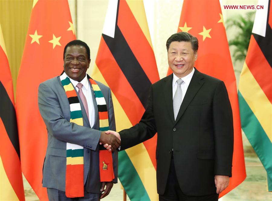 CHINA-BEIJING-XI JINPING-ZIMBABWEAN PRESIDENT-MEETING (CN)