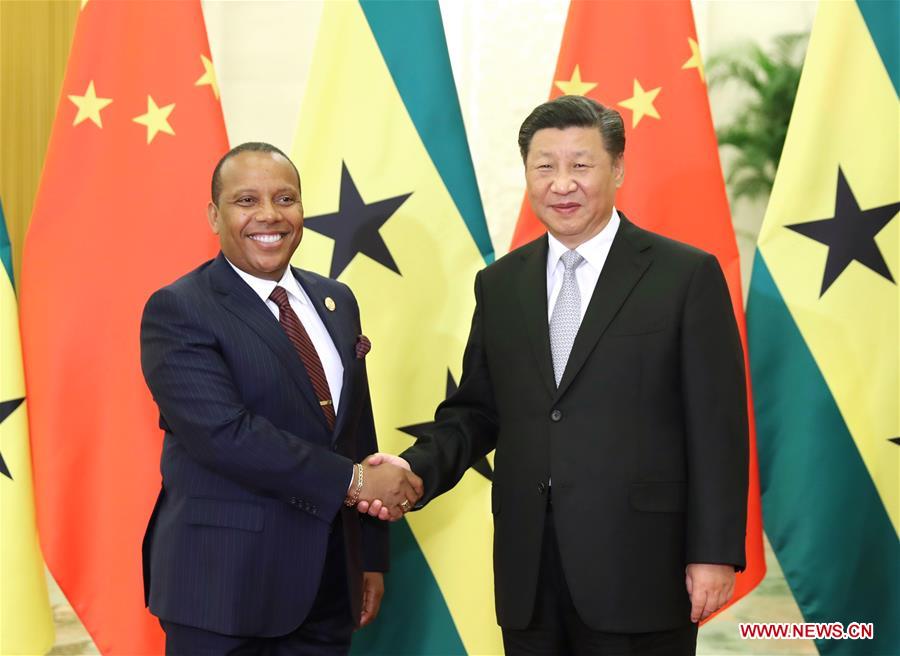 CHINA-BEIJING-XI JINPING-SAO TOME AND PRINCIPE PM-MEETING (CN)