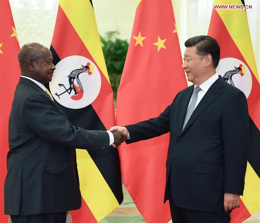 CHINA-BEIJING-XI JINPING-UGANDAN PRESIDENT-MEETING (CN)
