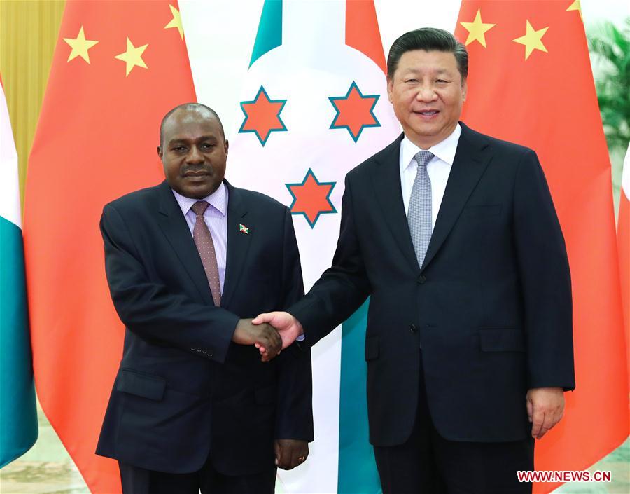 CHINA-BEIJING-XI JINPING-BURUNDI-SECOND VICE-PRESIDENT-MEETING (CN)