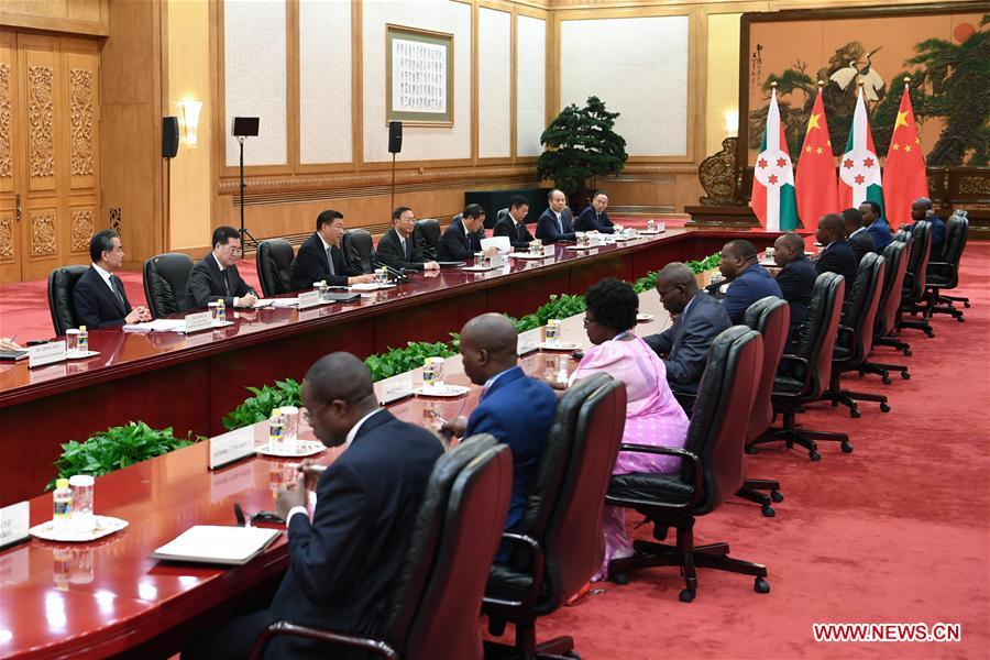 CHINA-BEIJING-XI JINPING-BURUNDI-SECOND VICE-PRESIDENT-MEETING (CN)