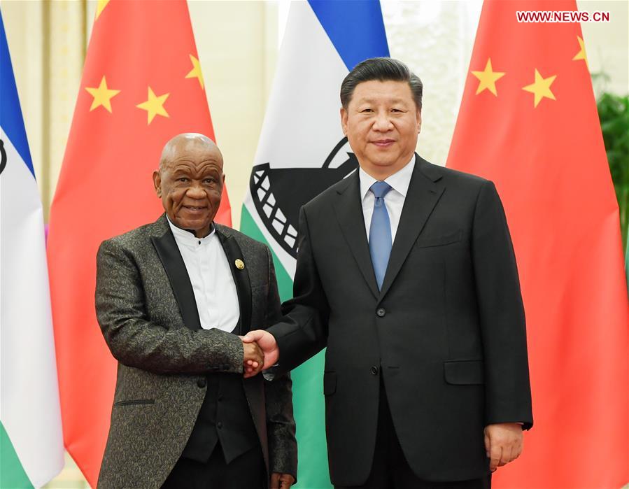 CHINA-BEIJING-XI JINPING-LESOTHO PM-MEETING (CN)