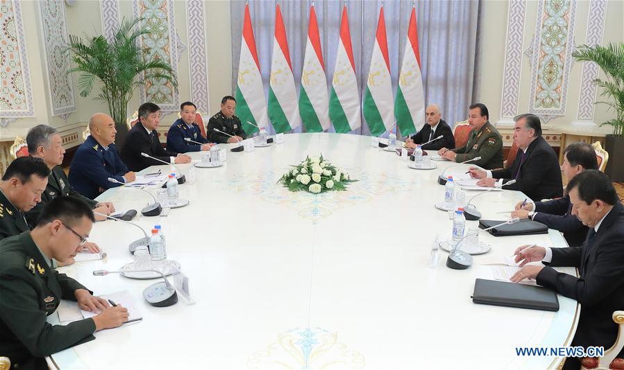 TAJIKISTAN-DUSHANBE-CHINA-MEETING