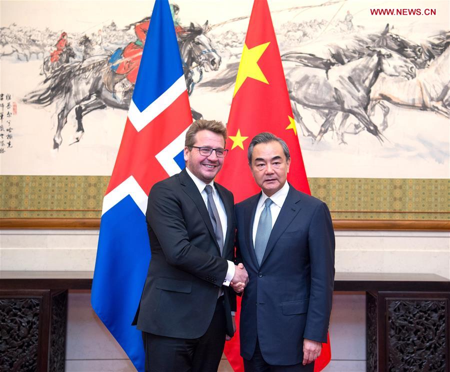 CHINA-BEIJING-WANG YI-ICELAND FM-MEETING (CN)