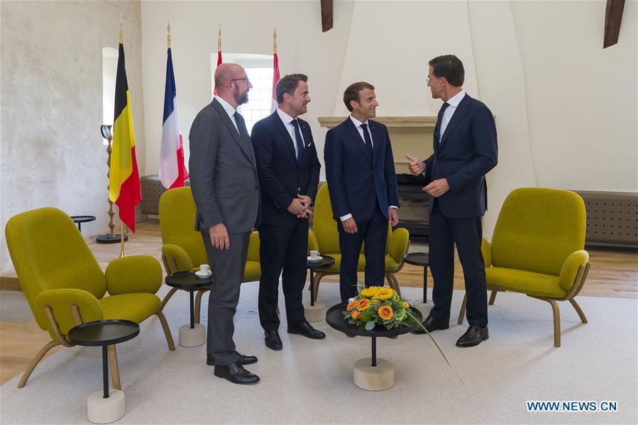 LUXEMBOURG-BOURGLINSTER-BENELUX-FRANCE-LEADERS-MEETING