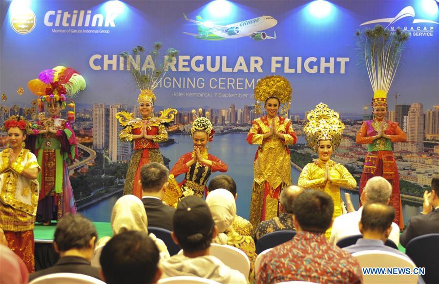INDONESIA-JAKARTA-CHINA-DIRECT FLIGHT-COOPERATION