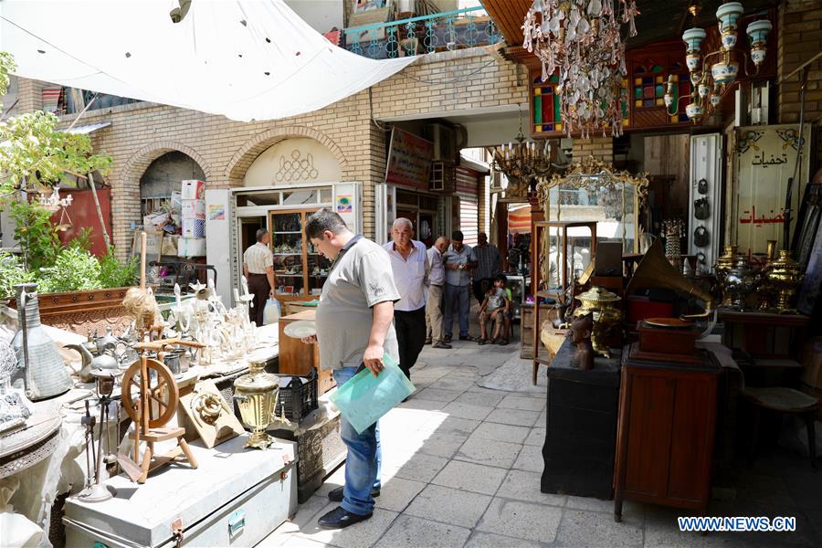 In pics: antique shops in Baghdad, Iraq - Xinhua | English.news.cn