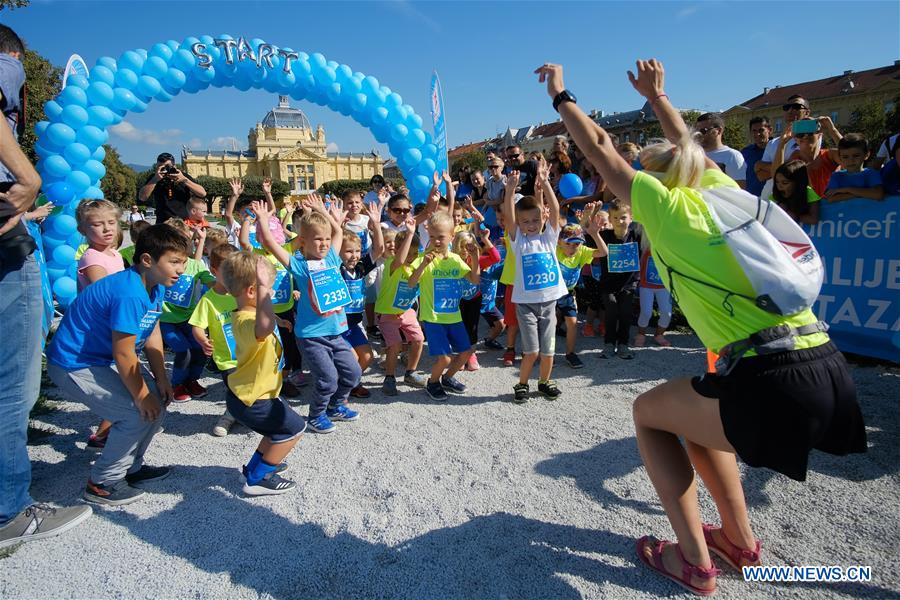 CROATIA-ZAGREB-UNICEF-HUMANITARIAN RACE