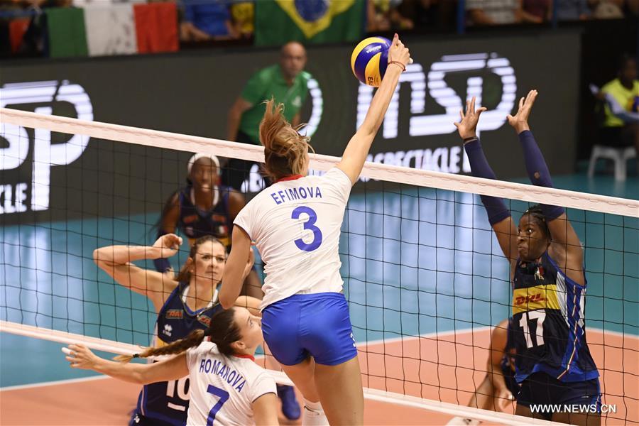 (SP)SWITZERLAND-MONTREUX-VOLLEYBALL-ITALY VS RUSSIA