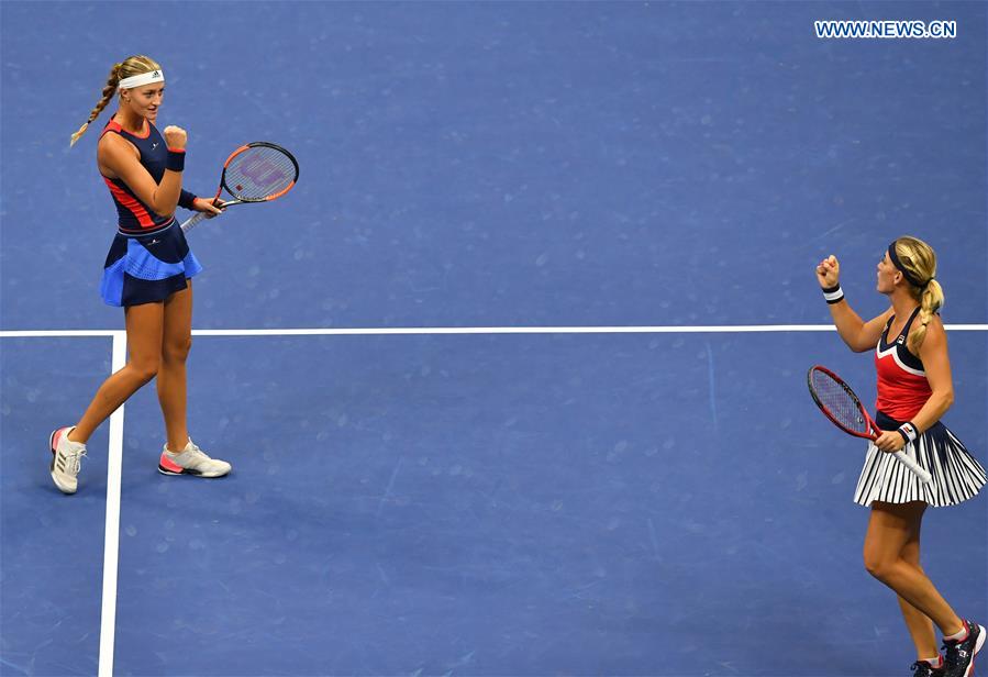 (SP)US-NEW YORK-TENNIS-US OPEN-WOMEN'S DOUBLES-FINAL