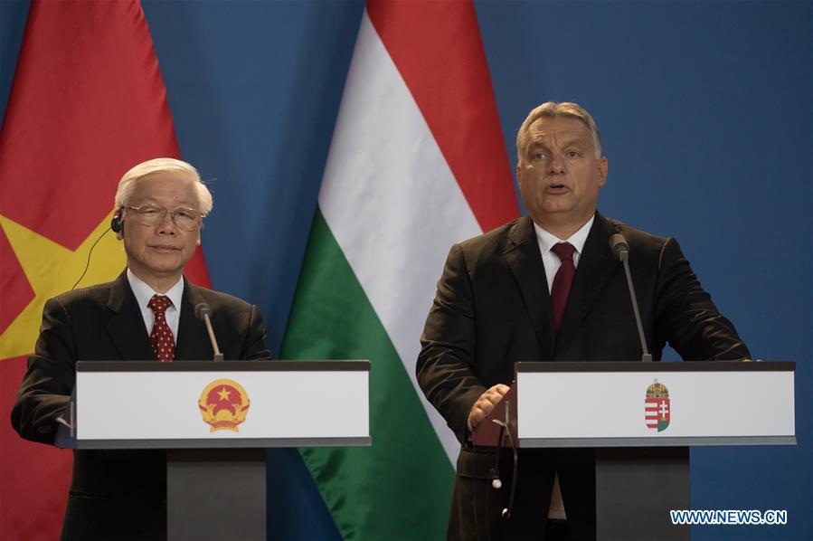 HUNGARY-BUDAPEST-VIKTOR ORBAN-VIETNAM-NGUYEN PHU TRONG-MEETING