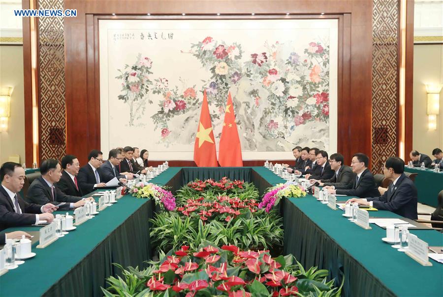 CHINA-GUANGXI-NANNING-HAN ZHENG-VIETNAM-MEETING (CN)