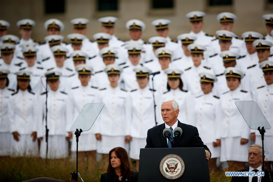 U.S.-ARLINGTON-PENTAGON-9/11 ATTACKS-17TH ANNIVERSARY