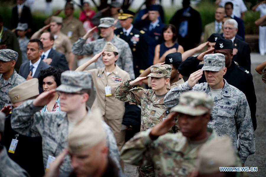 U.S.-ARLINGTON-PENTAGON-9/11 ATTACKS-17TH ANNIVERSARY