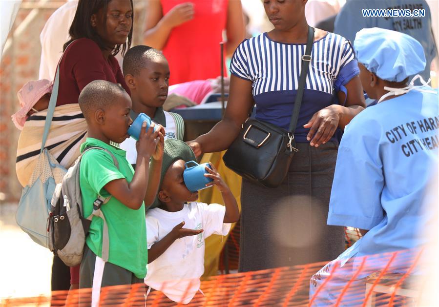 ZIMBABWE-HARARE-CHOLERA-OUTBREAK