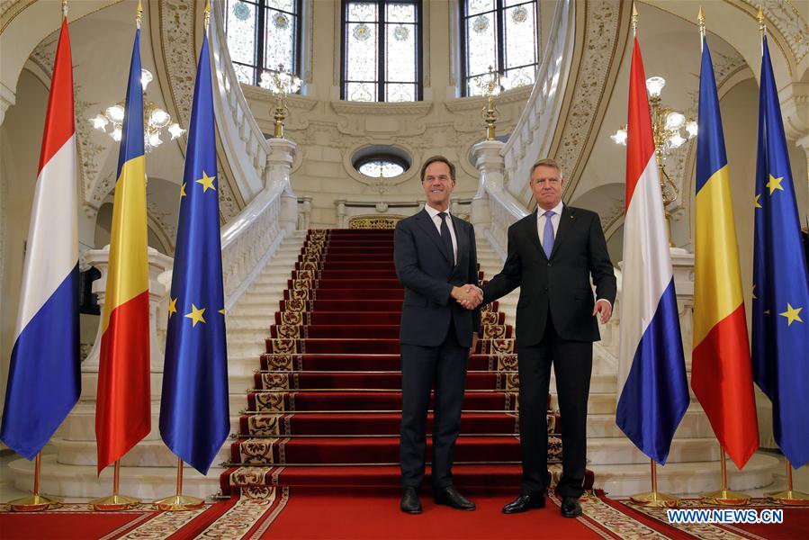 ROMANIA-BUCHAREST-DUTCH PM-VISIT