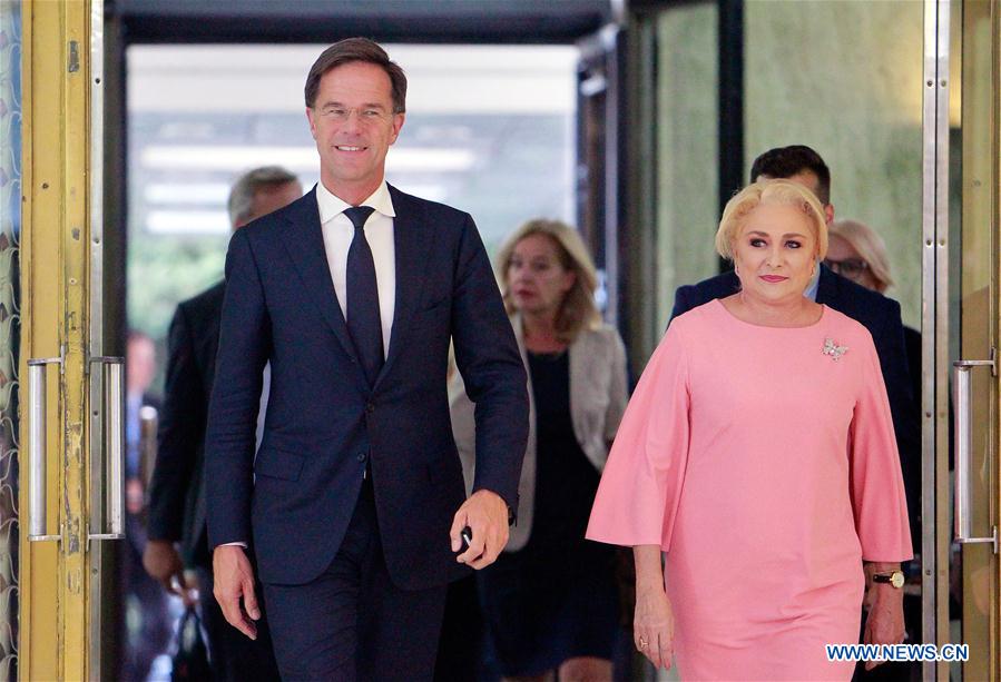 ROMANIA-BUCHAREST-DUTCH PM-VISIT