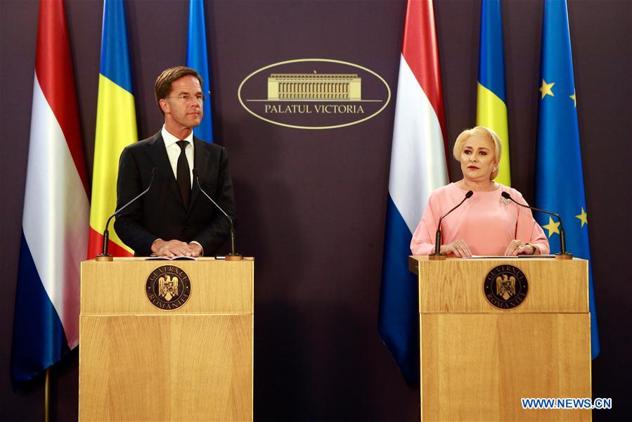 ROMANIA-BUCHAREST-DUTCH PM-VISIT