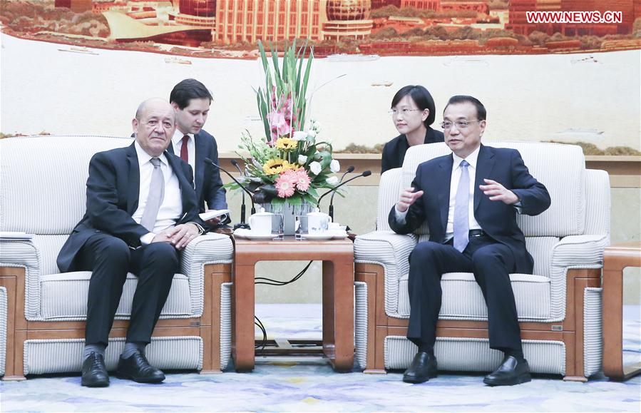 CHINA-BEIJING-LI KEQIANG-FRANCE-MEETING (CN)