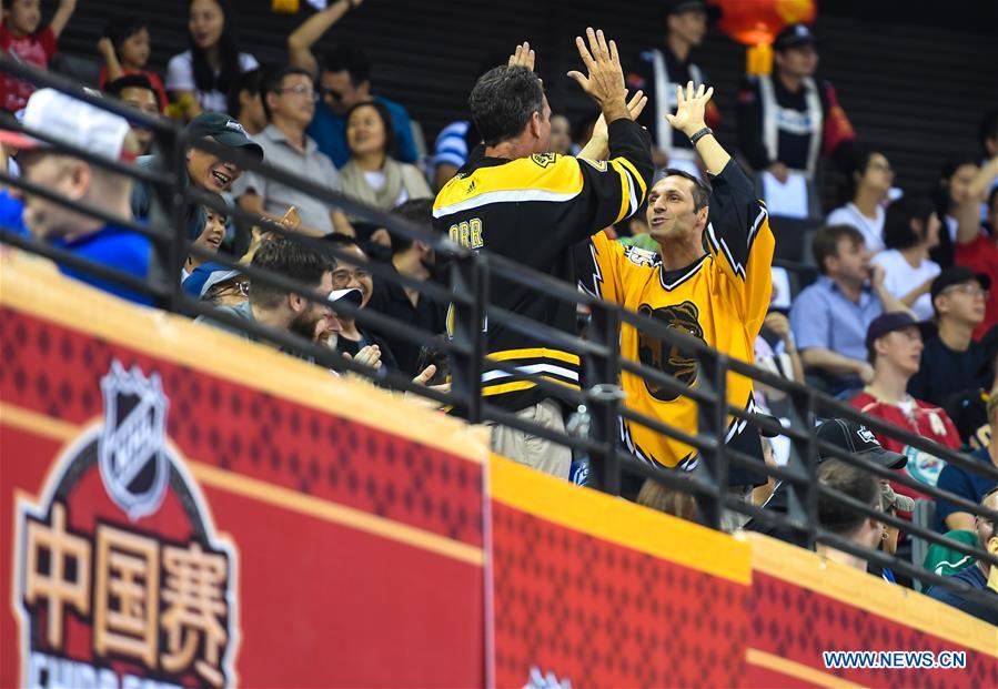 (SP)CHINA-SHENZHEN-ICE HOCKEY-NHL CHINA GAMES (CN)
