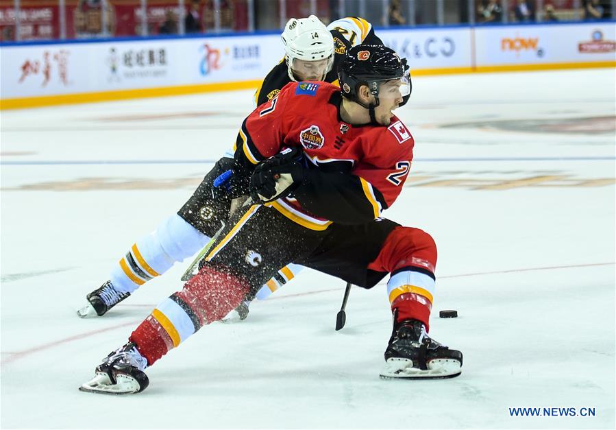 (SP)CHINA-SHENZHEN-ICE HOCKEY-NHL CHINA GAMES (CN)