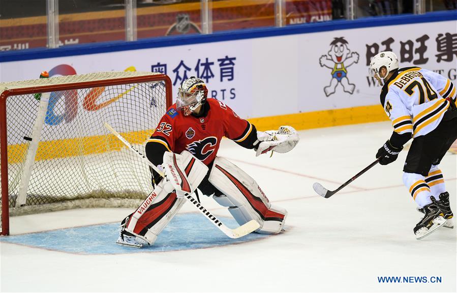 (SP)CHINA-SHENZHEN-ICE HOCKEY-NHL CHINA GAMES (CN)