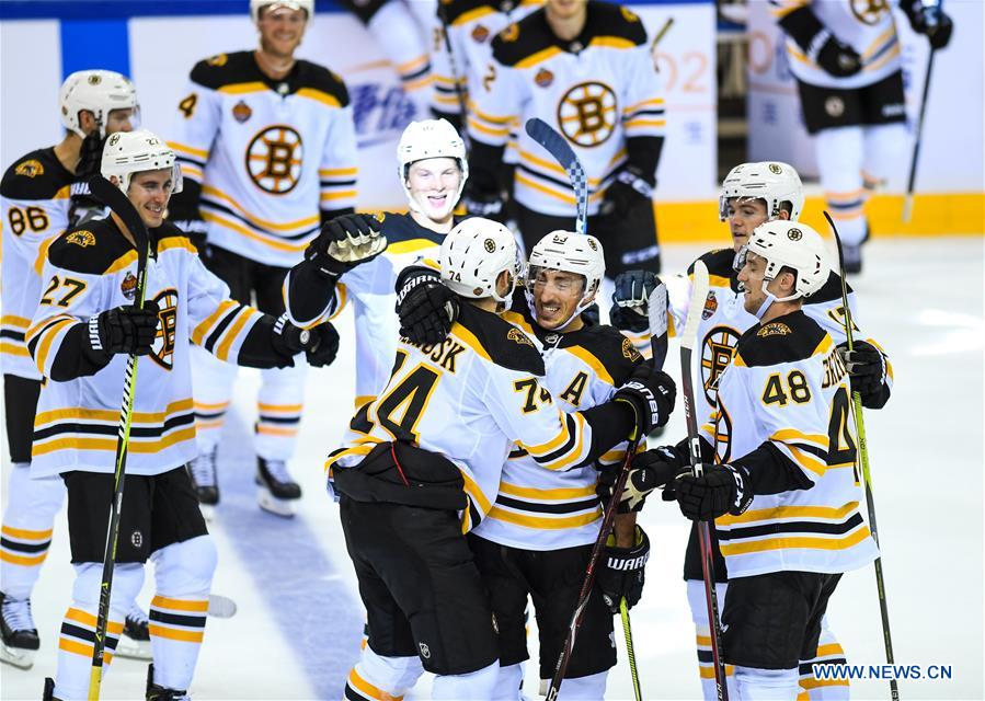 (SP)CHINA-SHENZHEN-ICE HOCKEY-NHL CHINA GAMES (CN)