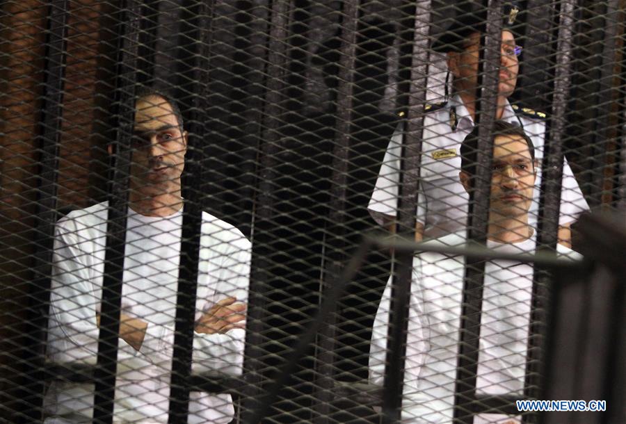 EGYPT-CAIRO-POLITICAL-SONS OF MUBARAK-ARREST