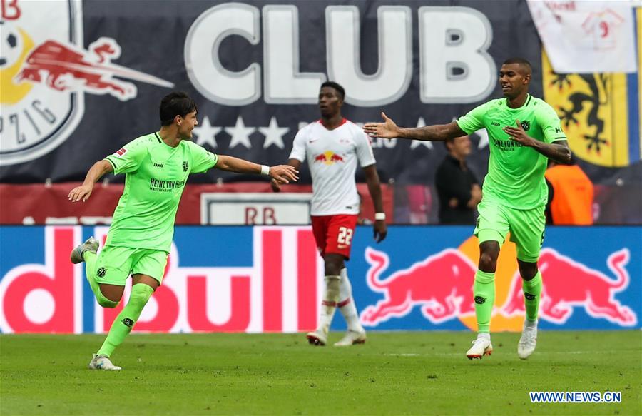 (SP)GERMANY-LEIPZIG-SOCCER-BUNDESLIGA-RB LEIPZIG VS HANNOVER 96