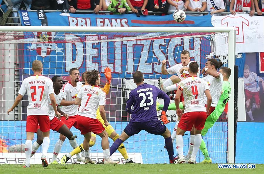 (SP)GERMANY-LEIPZIG-SOCCER-BUNDESLIGA-RB LEIPZIG VS HANNOVER 96