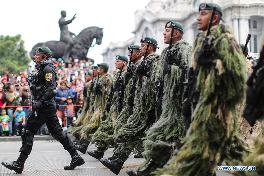 MEXICO-MEXICO CITY-INDEPENDENCE DAY-PARADE