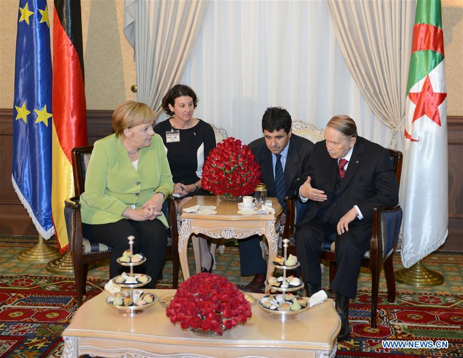 ALGERIA-ALGIERS-GERMANY-MERKEL-VISIT